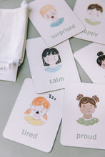 Load image into Gallery viewer, learning magnets aimants d'apprentissage les émotions emotions learning cards