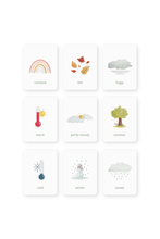 Charger l'image dans la galerie, weather learning magnets learning cards for kids aimants d'apprentissage météo cartes d'apprentissage pour enfants