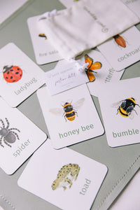 bugs learning magnets learning cards for kids aimants d'apprentissage insectes cartes d'apprentissage pour enfants