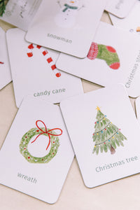 holiday season learning magnets learning cards for kids aimants d'apprentissage temps des fêtes cartes d'apprentissage pour enfants