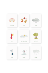 weather learning magnets learning cards for kids aimants d'apprentissage météo cartes d'apprentissage pour enfants