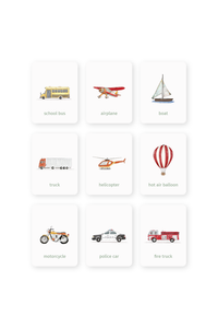 Set of learning magnets | means of transportation